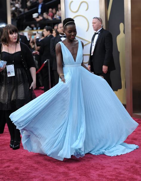 lupita nyongo blue prada|lupita nyong'o dress.